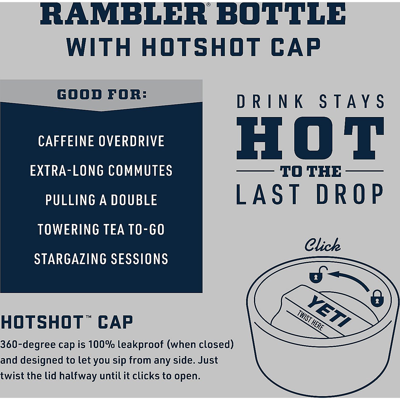 YETI Rambler 18 oz HotShot Bottle