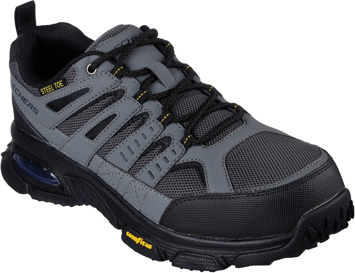 SKECHERS Men's Goodyear Air Envoy Steel Toe Work Boots