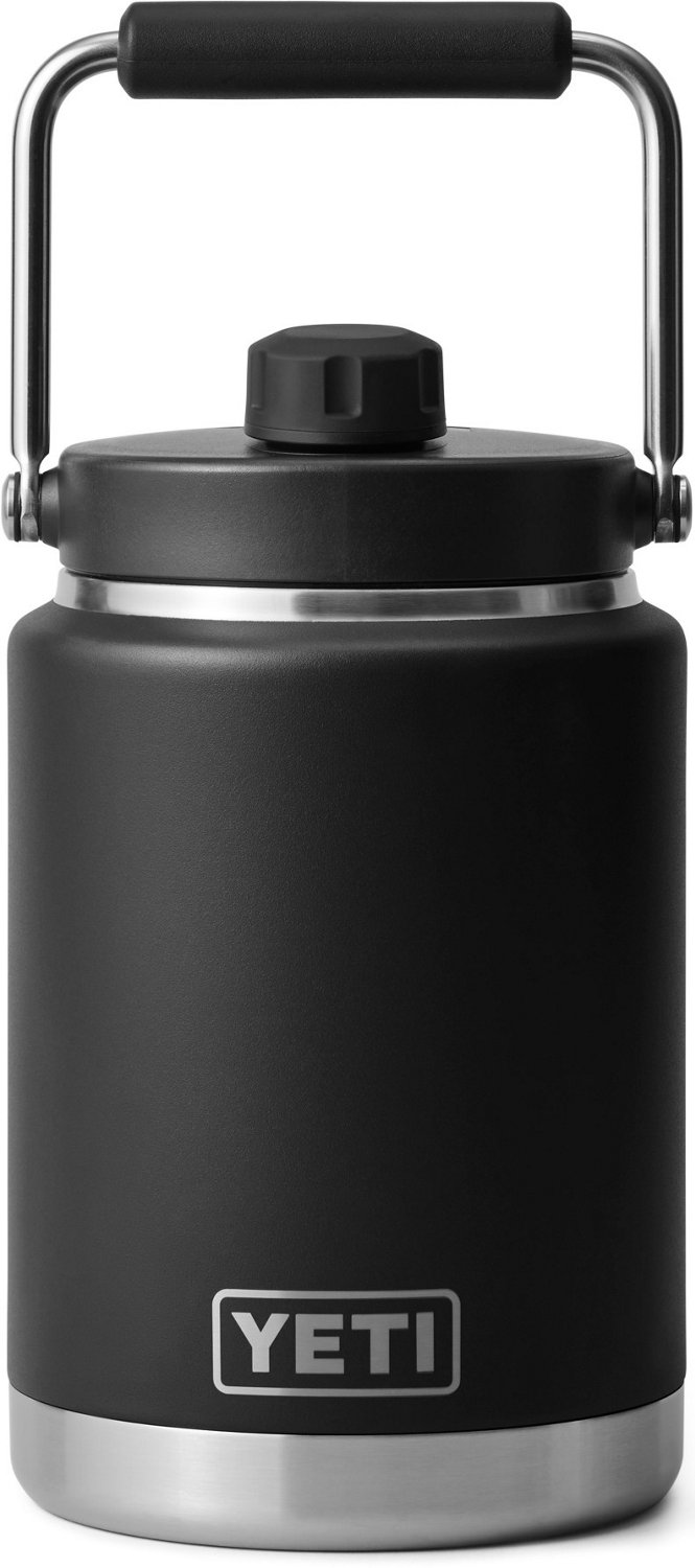 RTIC 64oz Bottle Rambler Black Water Bottle 1/2 Gallon Jug Hot Cold Drink  Tumble