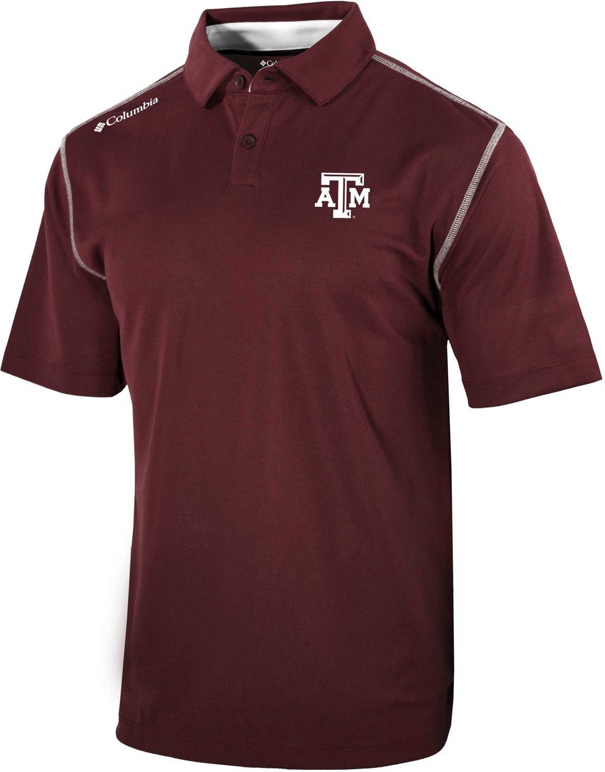 Columbia Sportswear Men's Texas A&M University Shotgun Polo Shirt | Academy