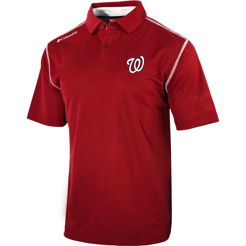 Columbia Sportswear Men's Washington Nationals Shotgun Polo Shirt