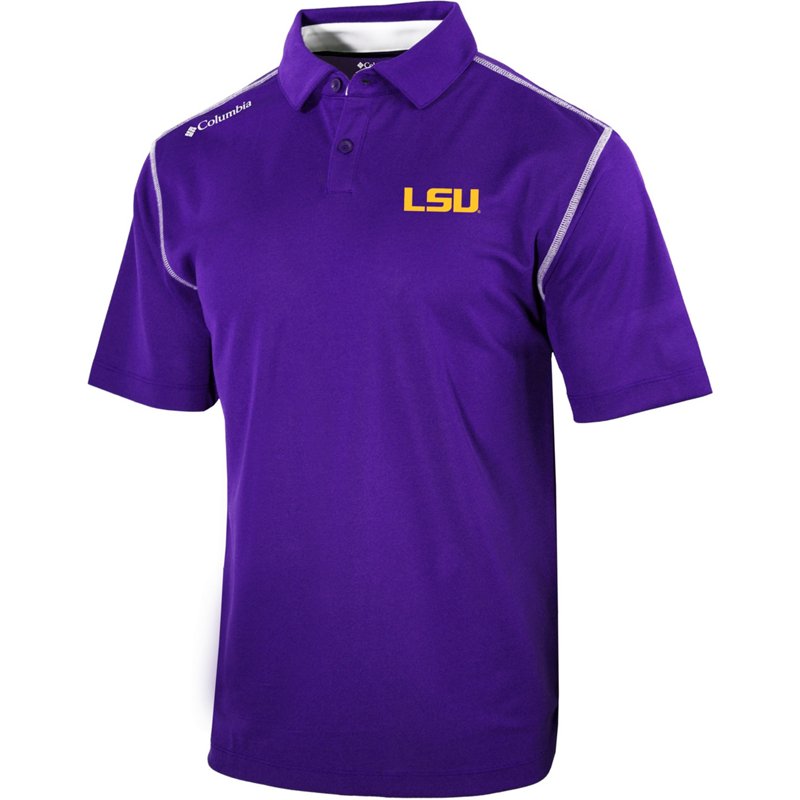 Columbia Sportswear Men's Louisiana State University Shotgun Polo Shirt