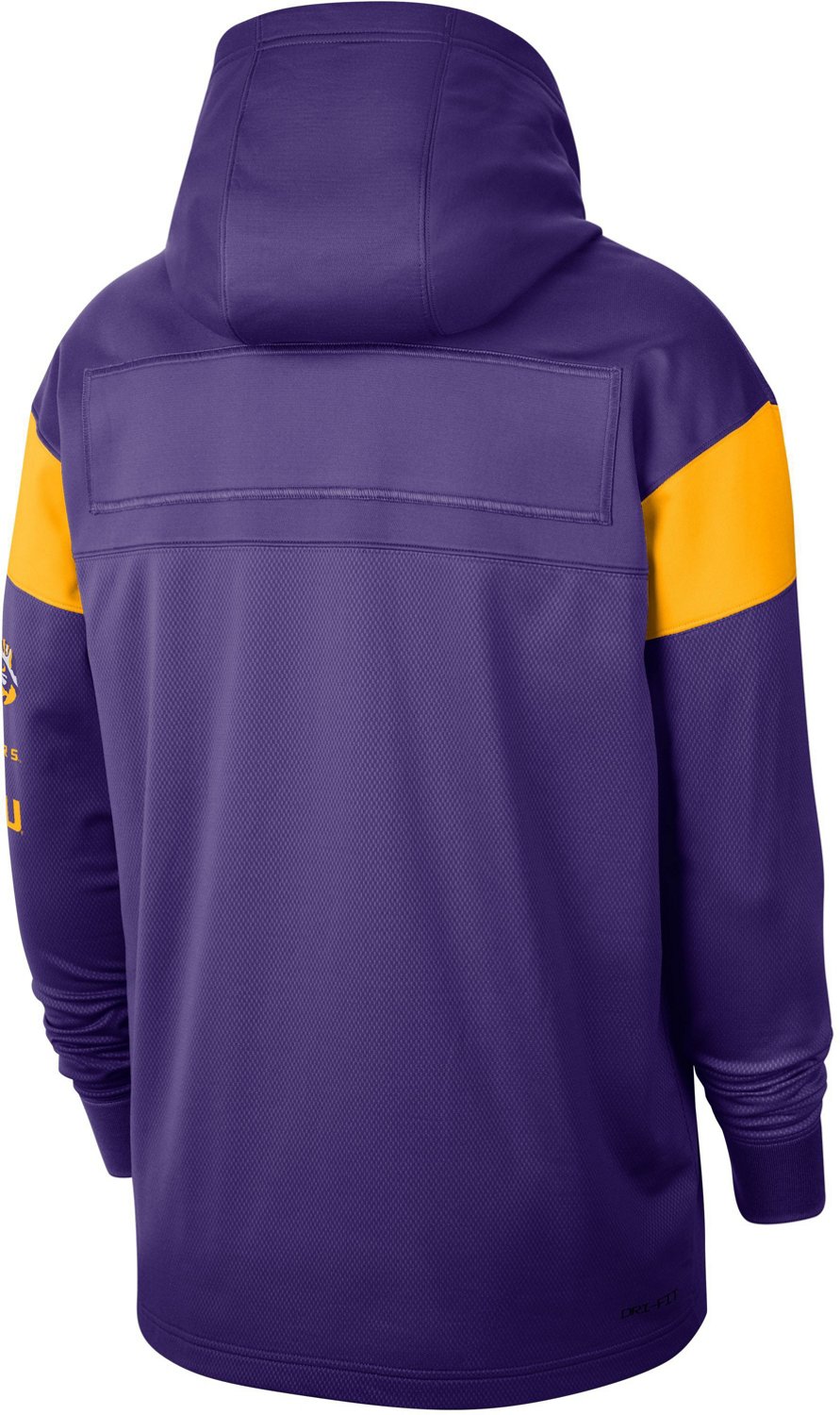 Nike Men's Louisiana State University Dri-FIT Jersey Pullover Hoodie ...