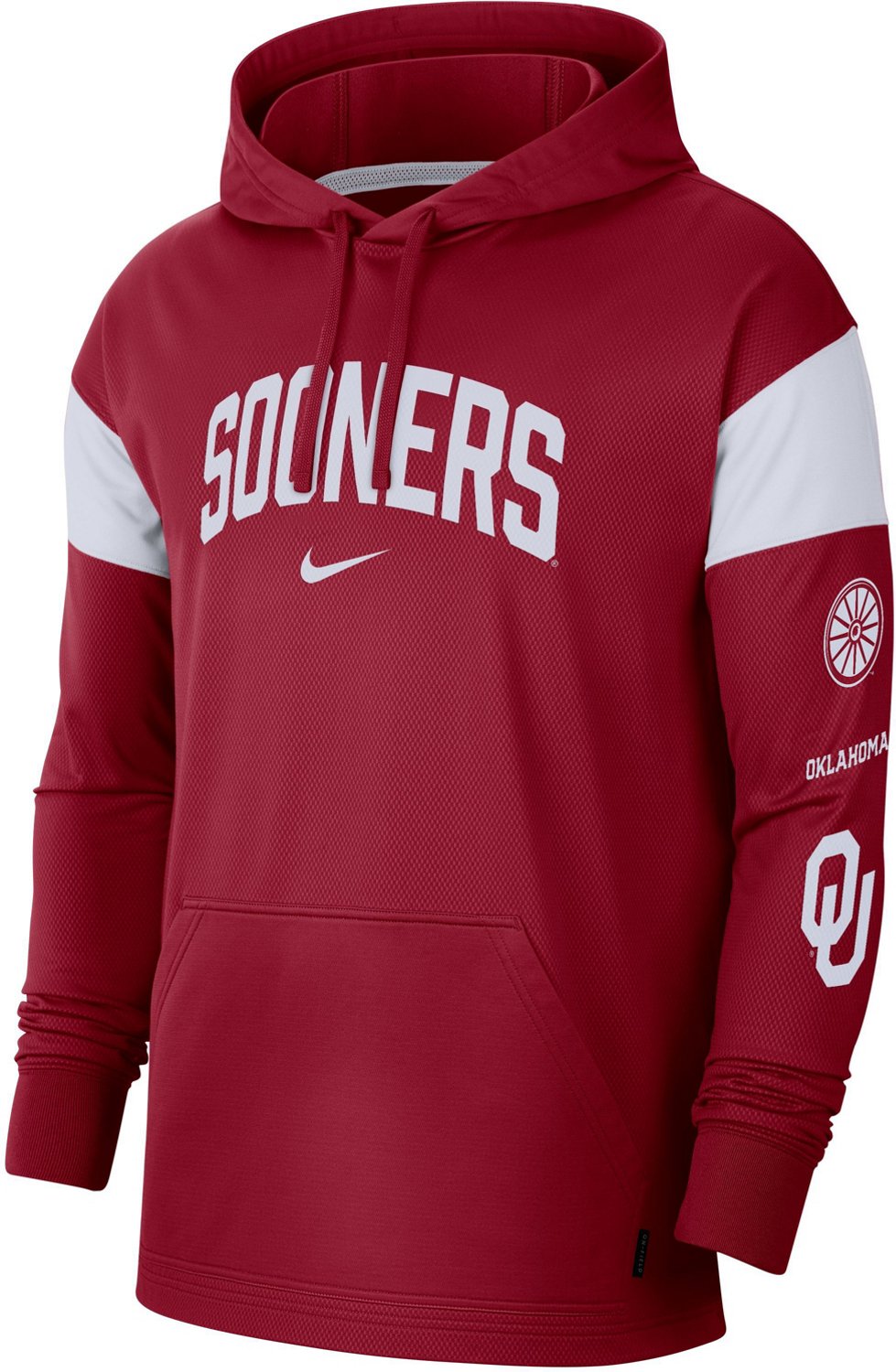 Nike Men's University of Oklahoma Dri-FIT Jersey Pullover Hoodie | Academy