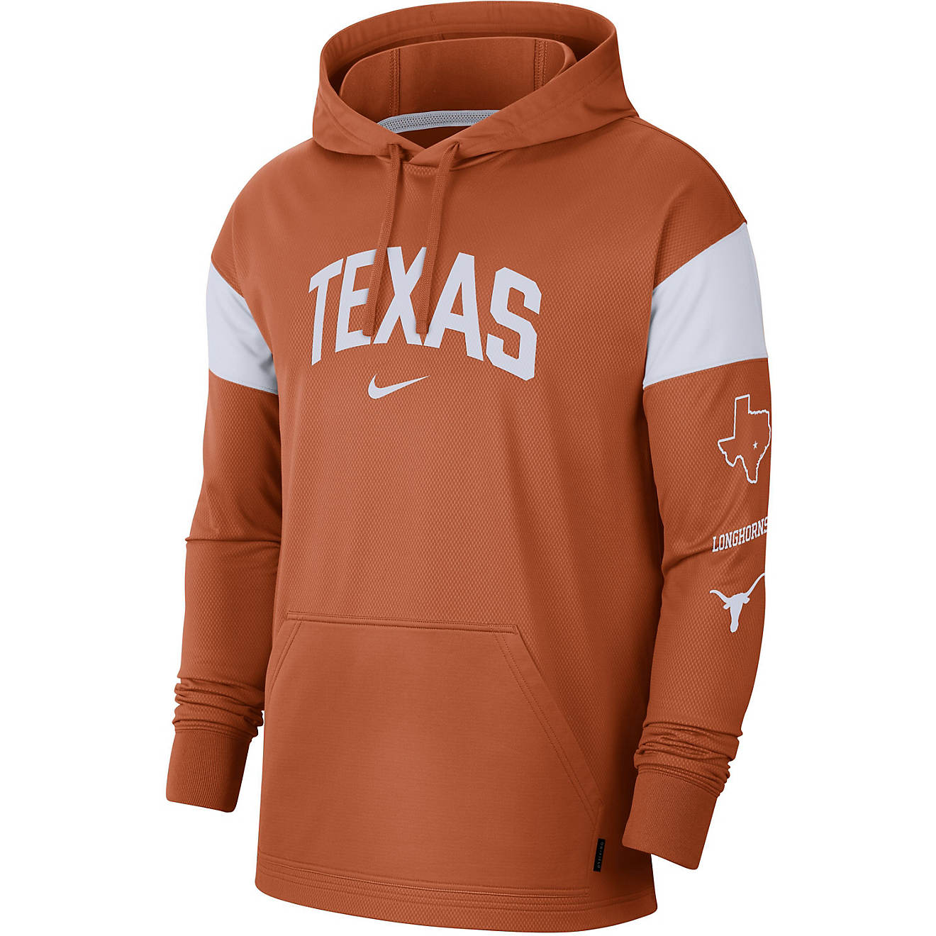 Nike Men's University of Texas Dri-FIT Jersey Pullover Hoodie | Academy