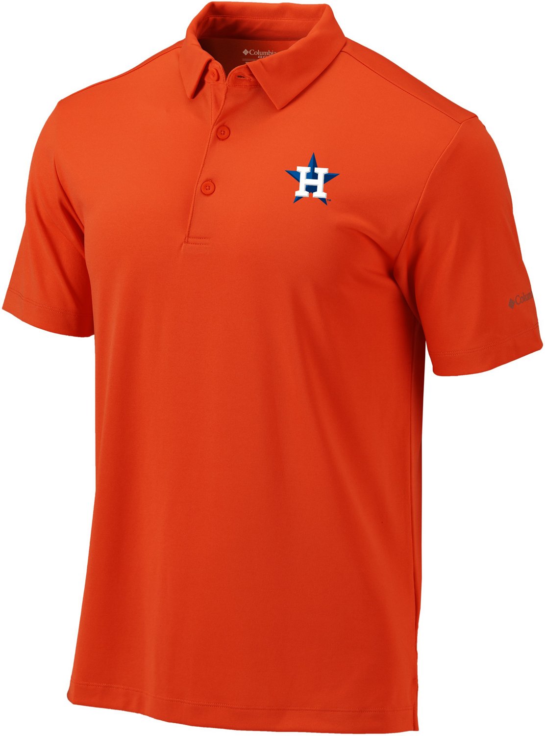 Men's Houston Astros Orange Polo Shirt, Great for Game Day, Sport  Lover Shirt