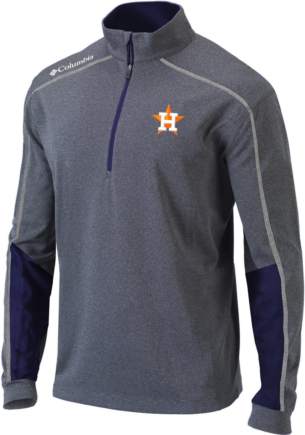 Columbia Men's Houston Astros Shotgun 1/4 Zip Pullover