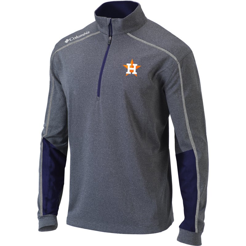 Columbia Sportswear Men's Houston Astros Shotgun 2.0 1/4-Zip Pullover