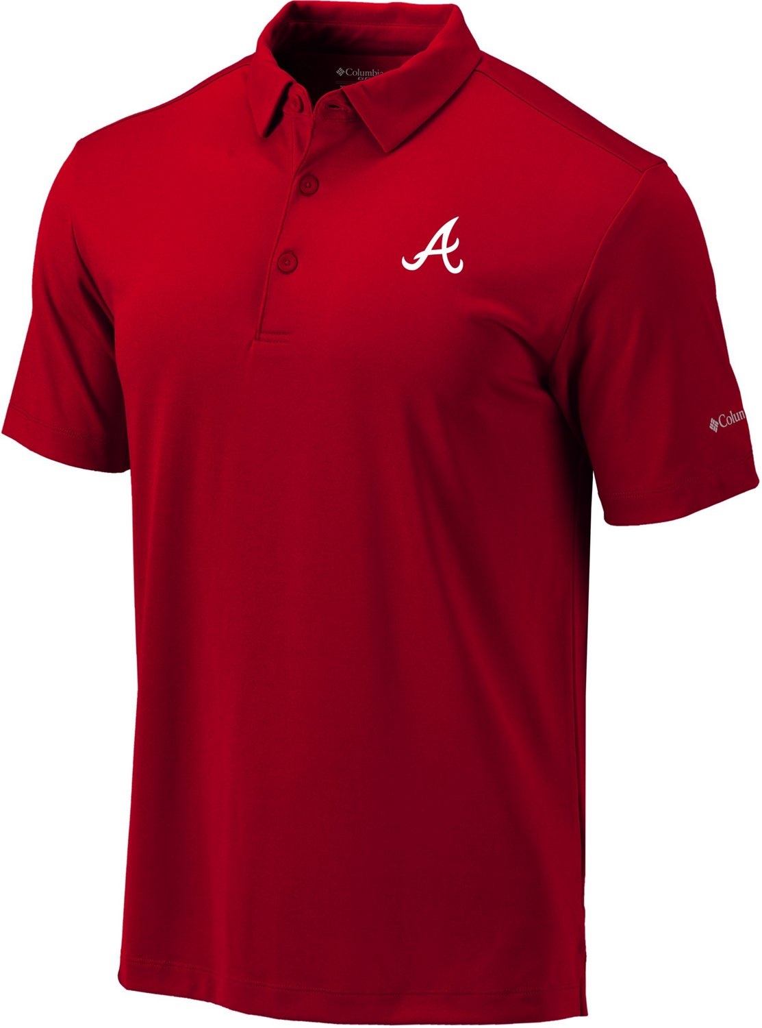 Columbia Sportswear Men's Atlanta Braves Drive Polo Shirt | Academy