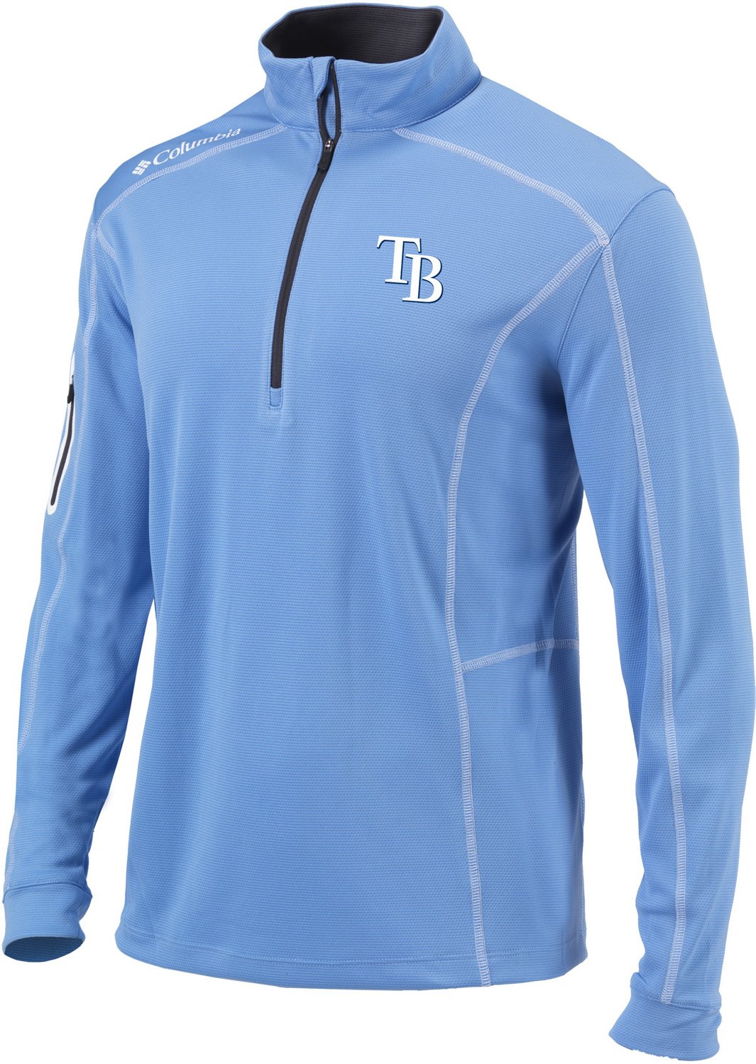 Columbia Sportswear Men's Tampa Bay Rays Shotgun 1/4-Zip Pullover