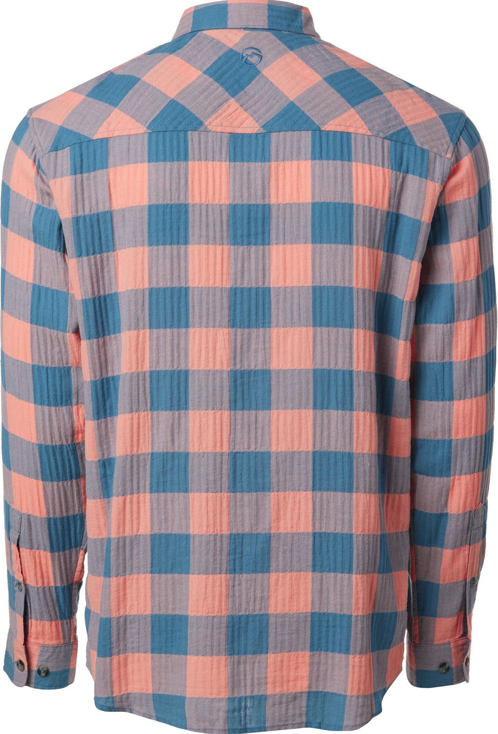 Magellan Outdoors Men's Campfire Crushed Herringbone Plaid Long Sleeve Shirt - view number 2