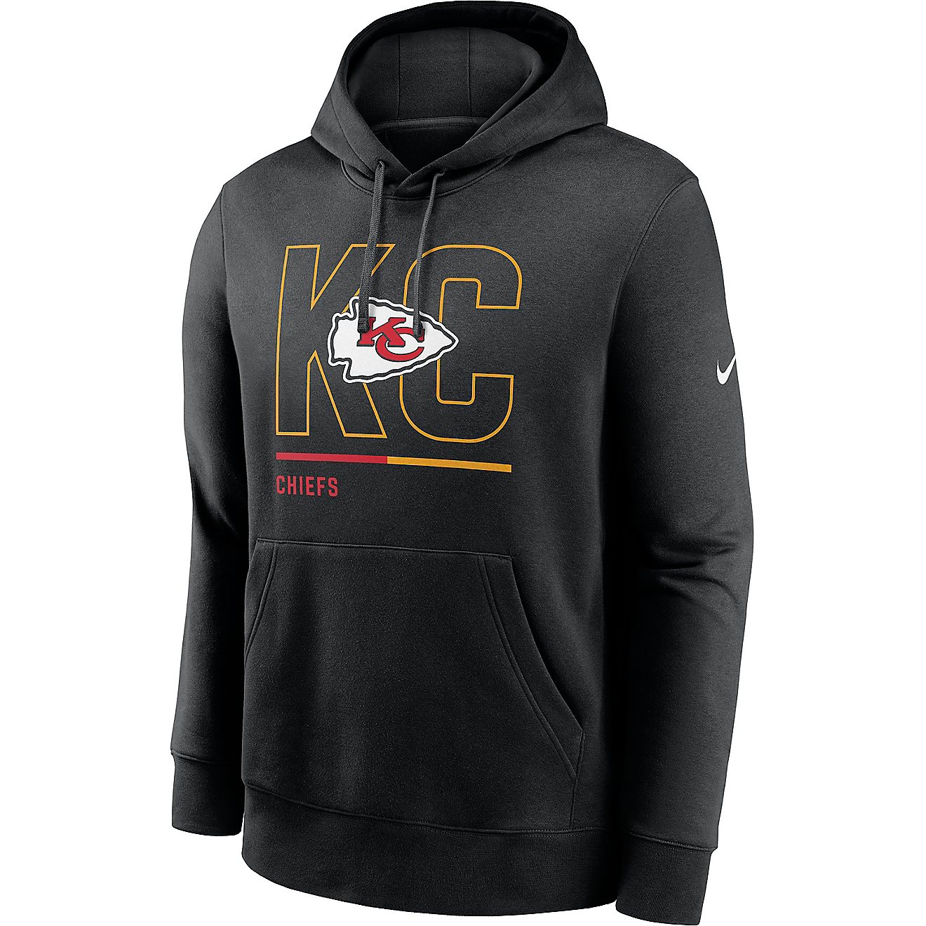 Nike Men's Kansas City Chiefs City Code Club Pullover Hoodie                                                                     - view number 1