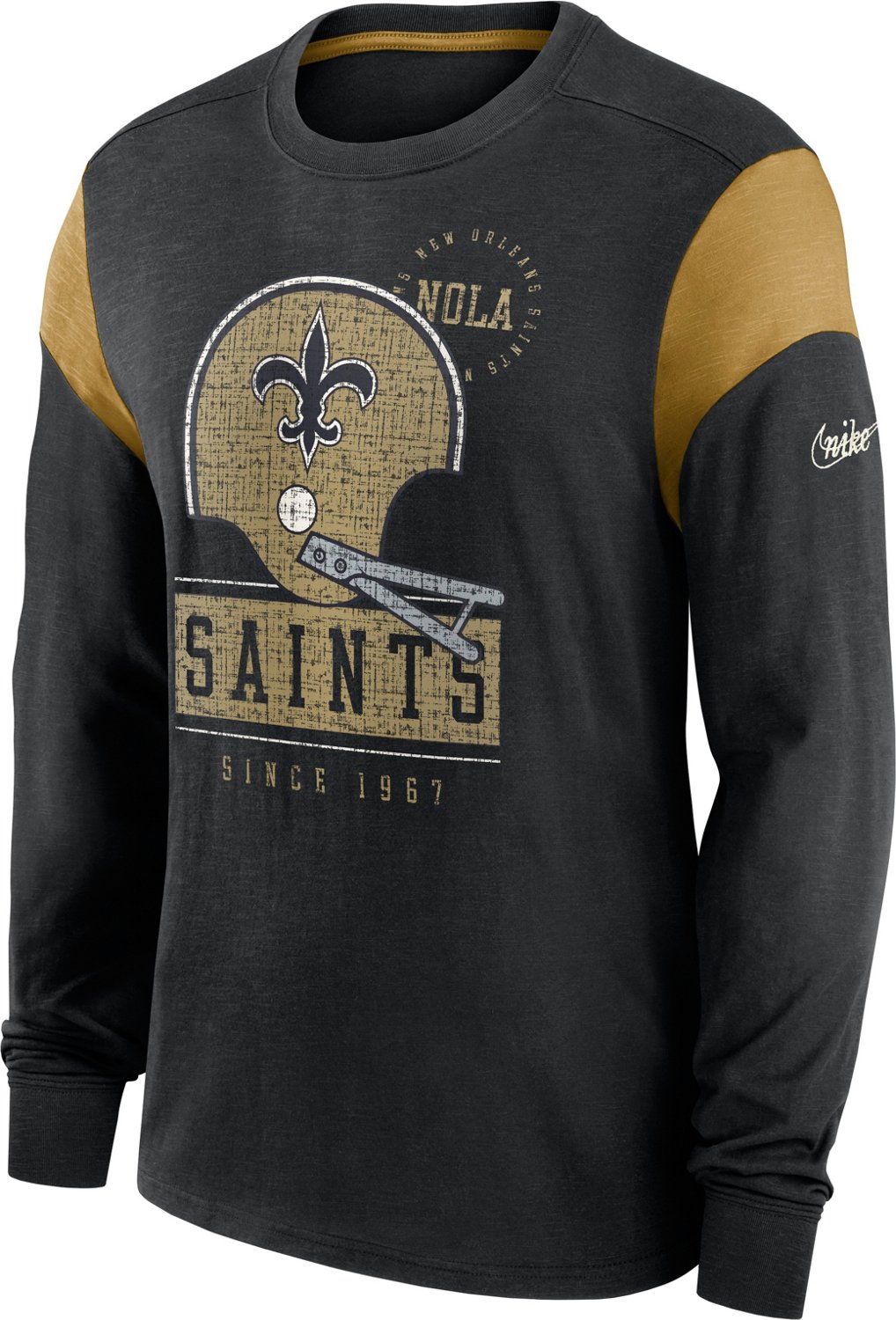 New Orleans Saints T-Shirt Graphic Men Cotton NO NOLA