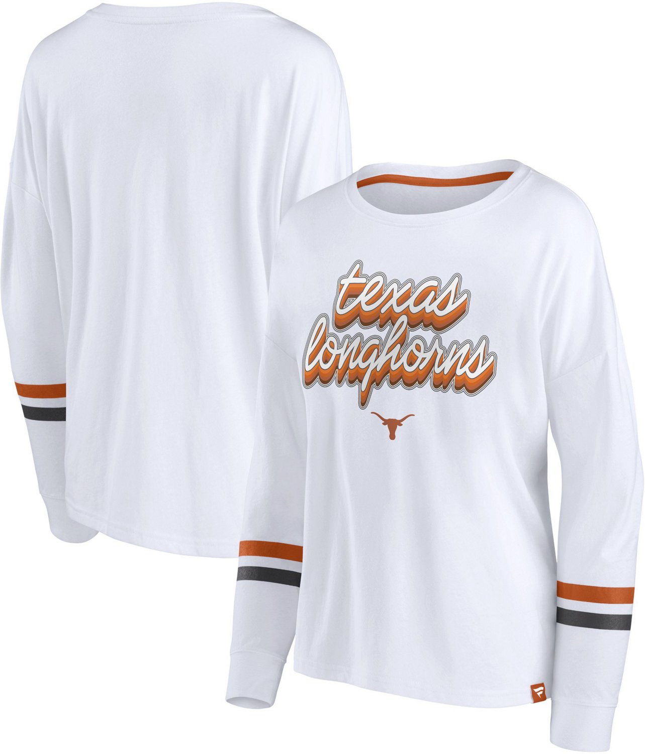 University of Texas Women’s Retro Power Long Sleeve Graphic T-shirt ...