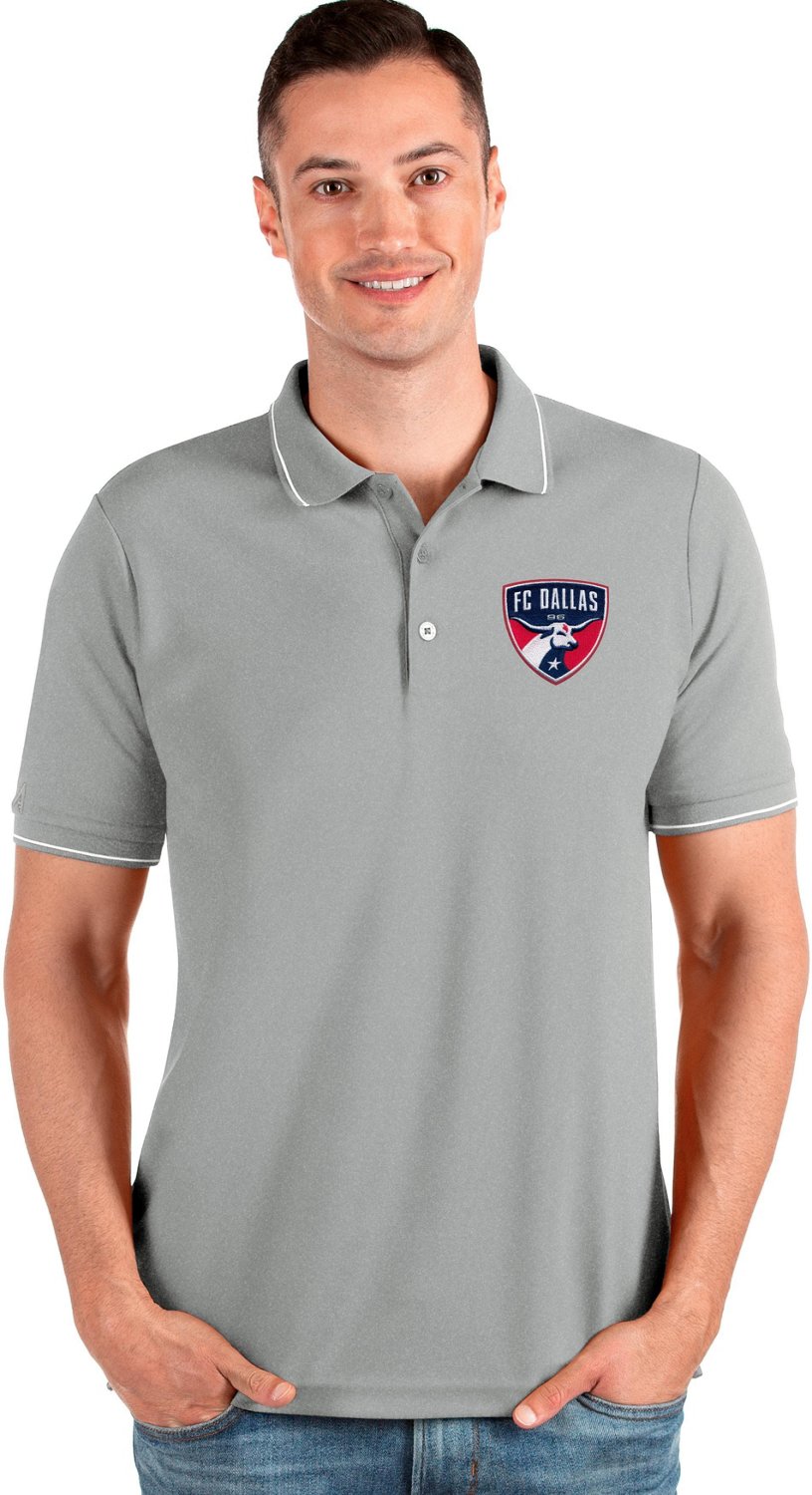 Antigua Men's FC Dallas Solid Pique Polo