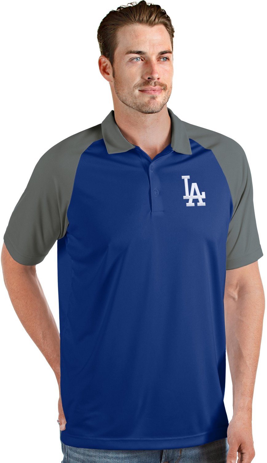 Nike / Men's Los Angeles Dodgers Blue Short Sleeve Hot Jacket