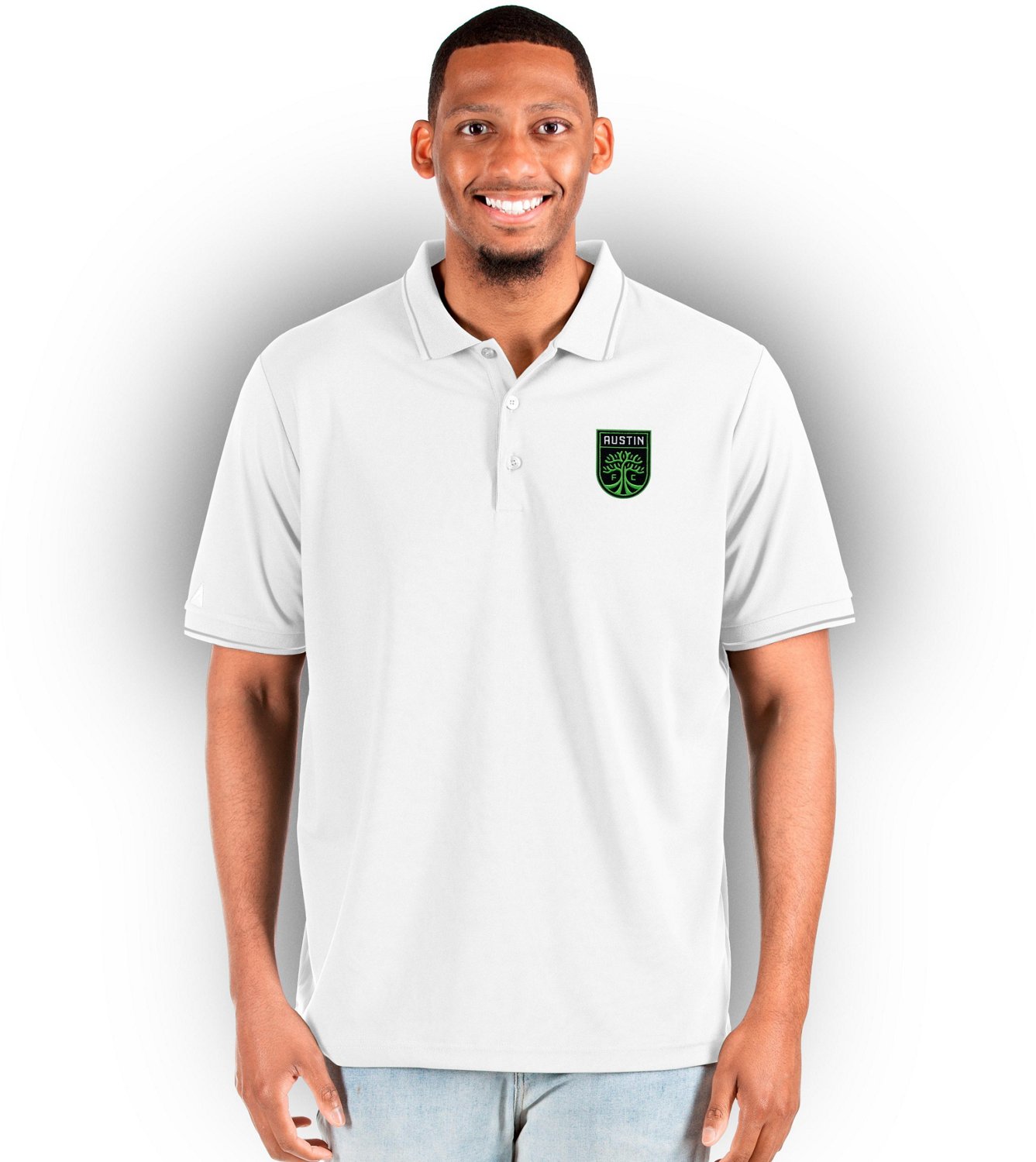 Antigua Men's Austin FC Affluent Big  And Tall Polo