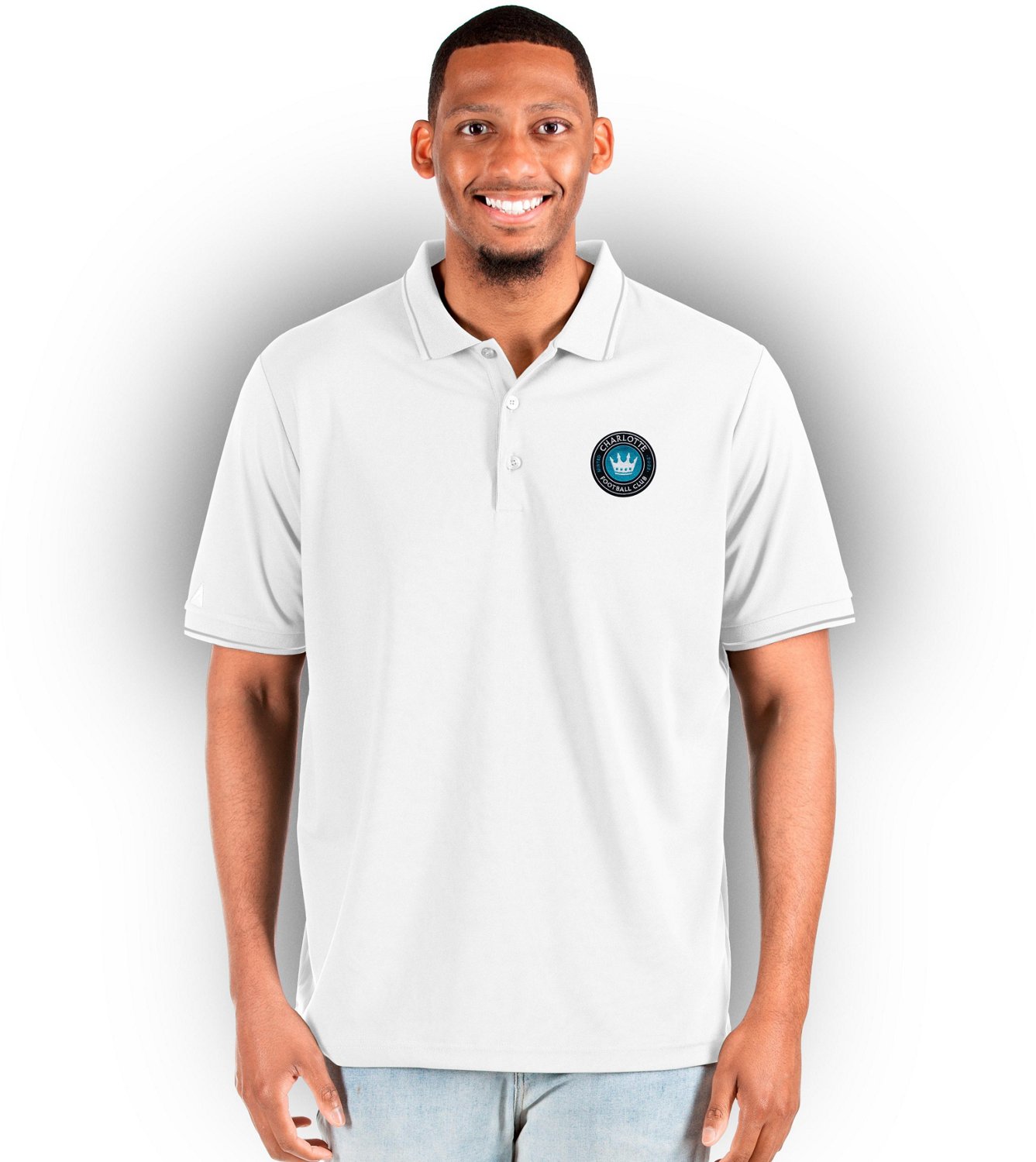Antigua Men's Charlotte FC Affluent Big And Tall Polo