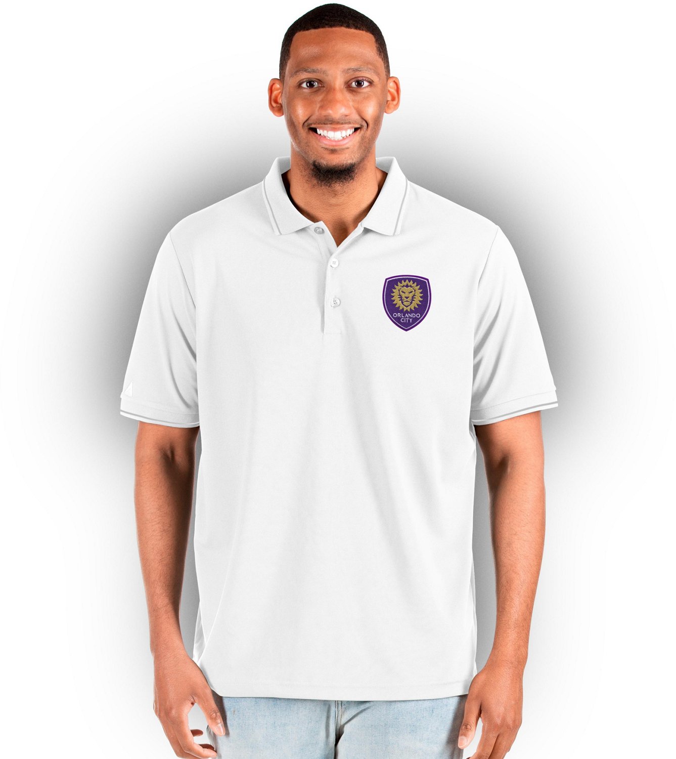 Antigua Men's Orlando City SC Affluent Big And Tall Polo