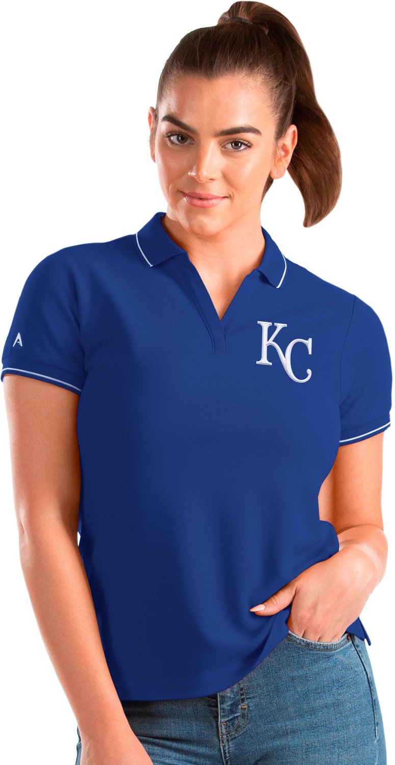 Antigua Women's Kansas City Royals Affluent Polo