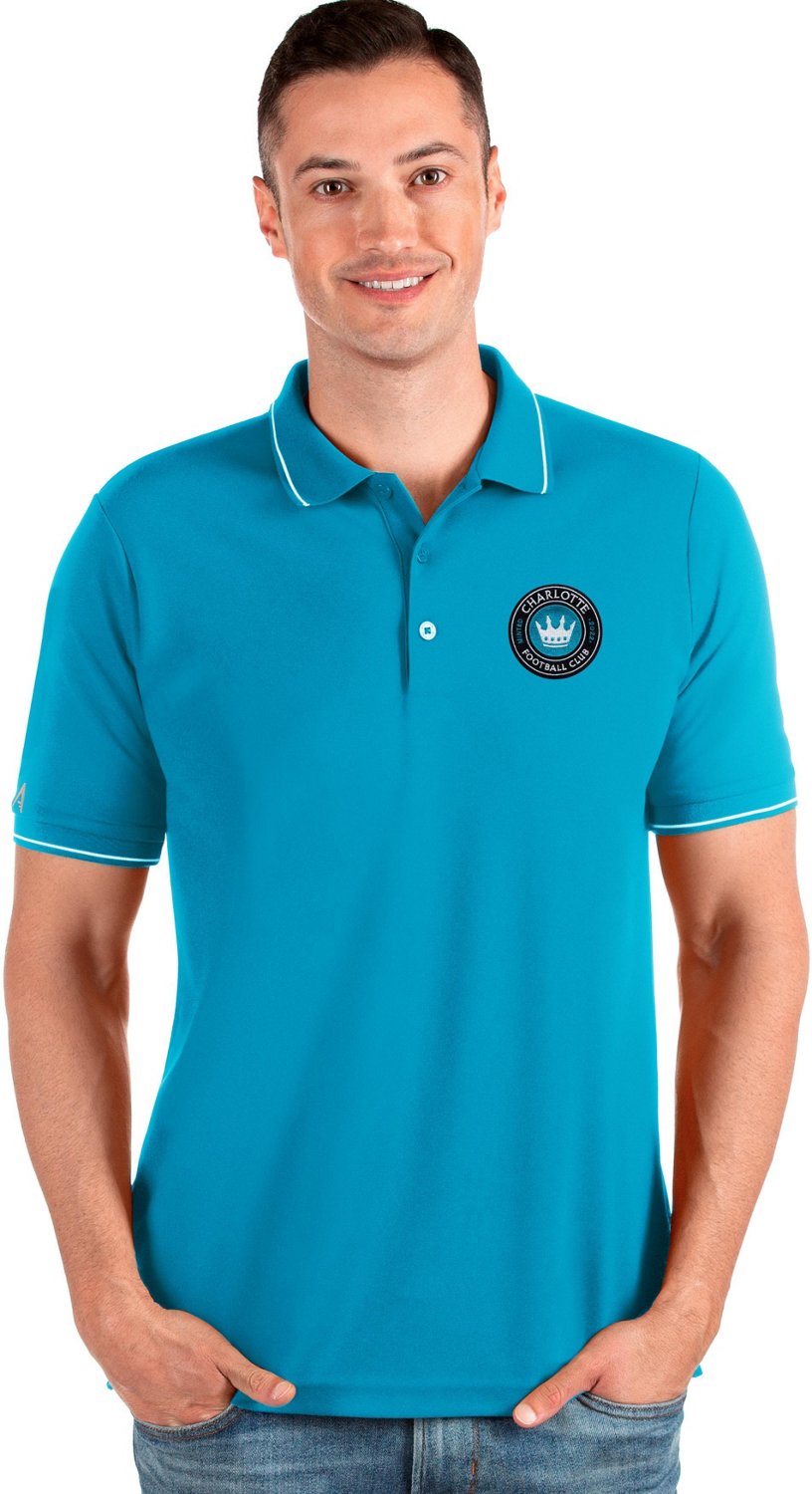 Antigua Men's Charlotte FC Solid Pique Polo