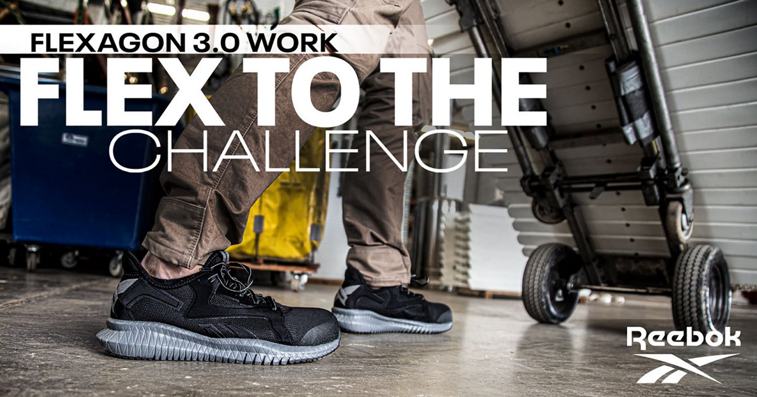 Reebok Men's Flexagon 3.0 Athletic Work Shoes - view number 6
