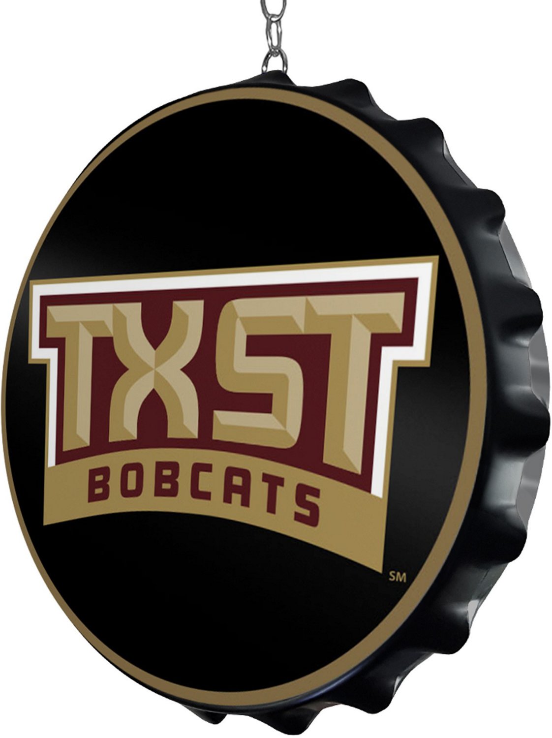 The Fan-Brand Texas State University Bottle Cap Dangler - view number 2