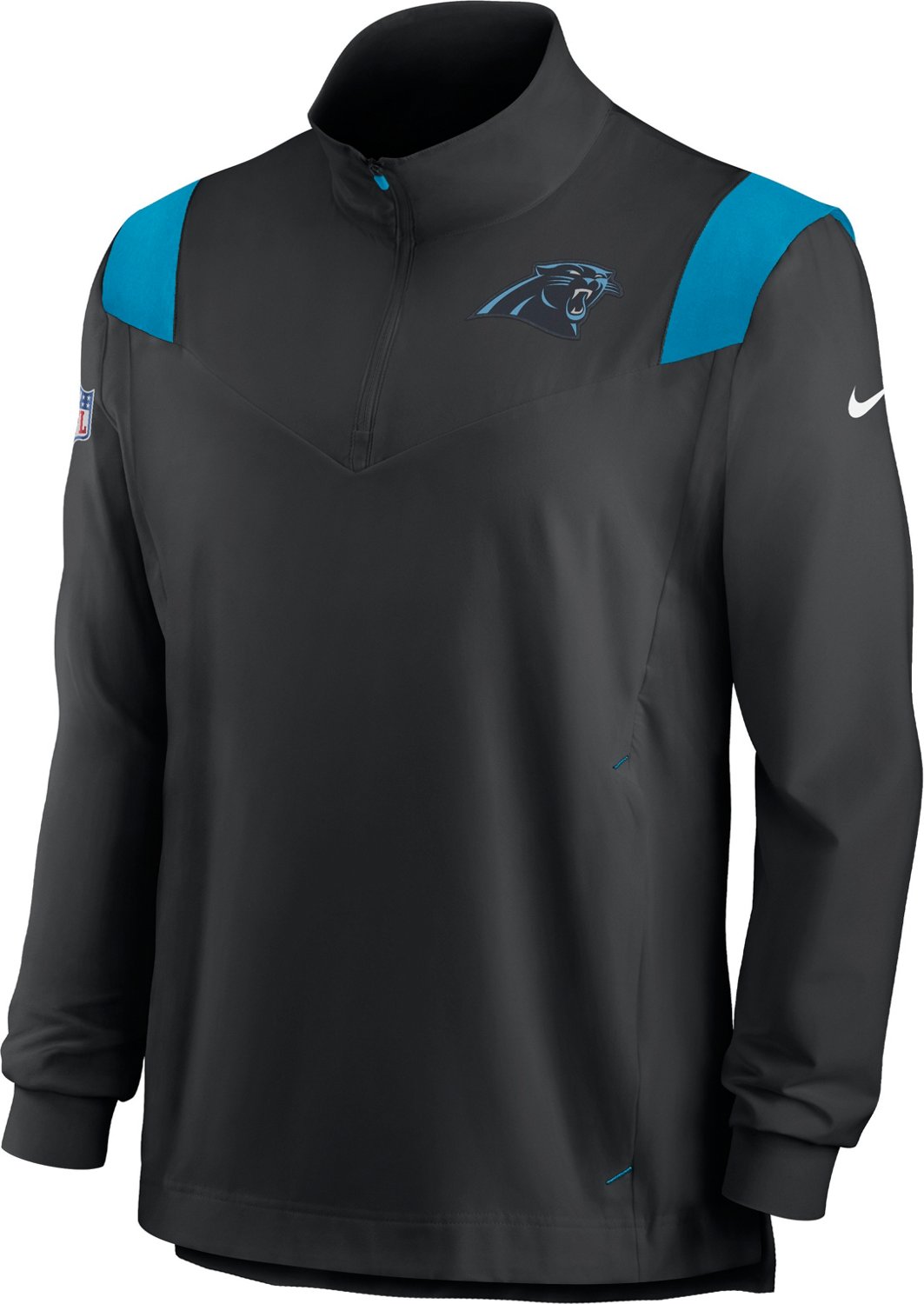 Nike Men's Carolina Panthers Repel Lightweight Coat Jacket | Academy