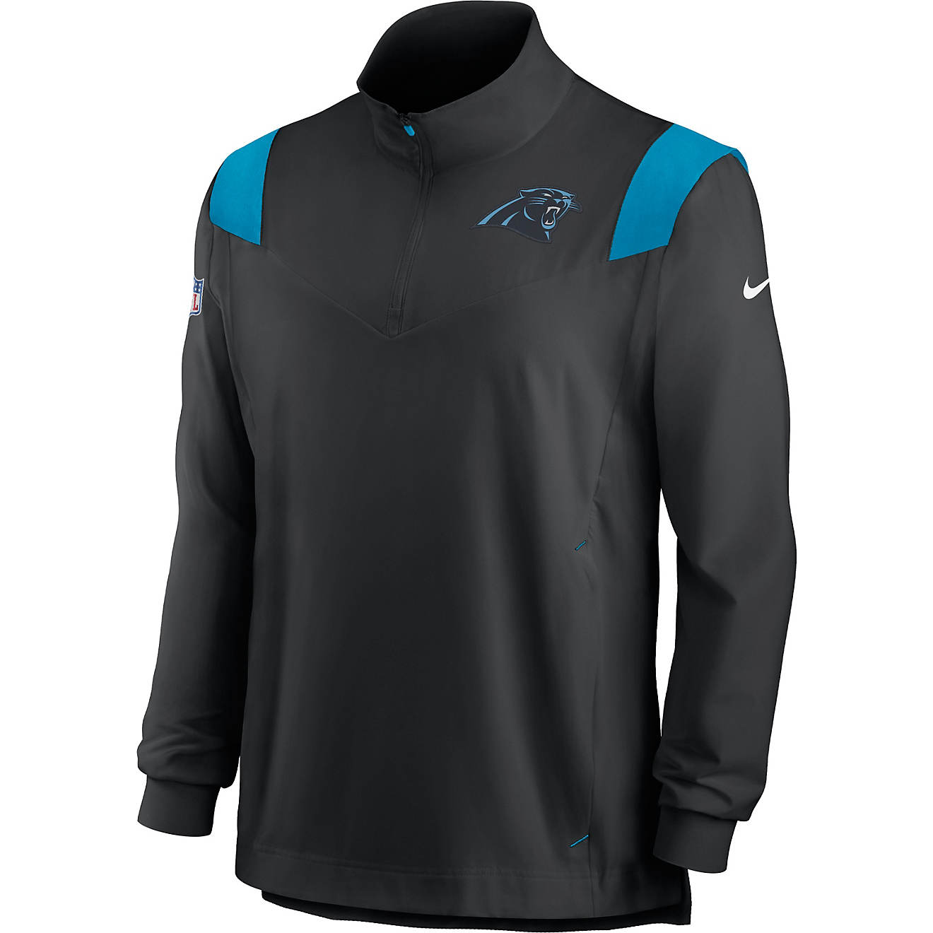 Nike Men's Carolina Panthers Repel Lightweight Coat Jacket                                                                       - view number 1