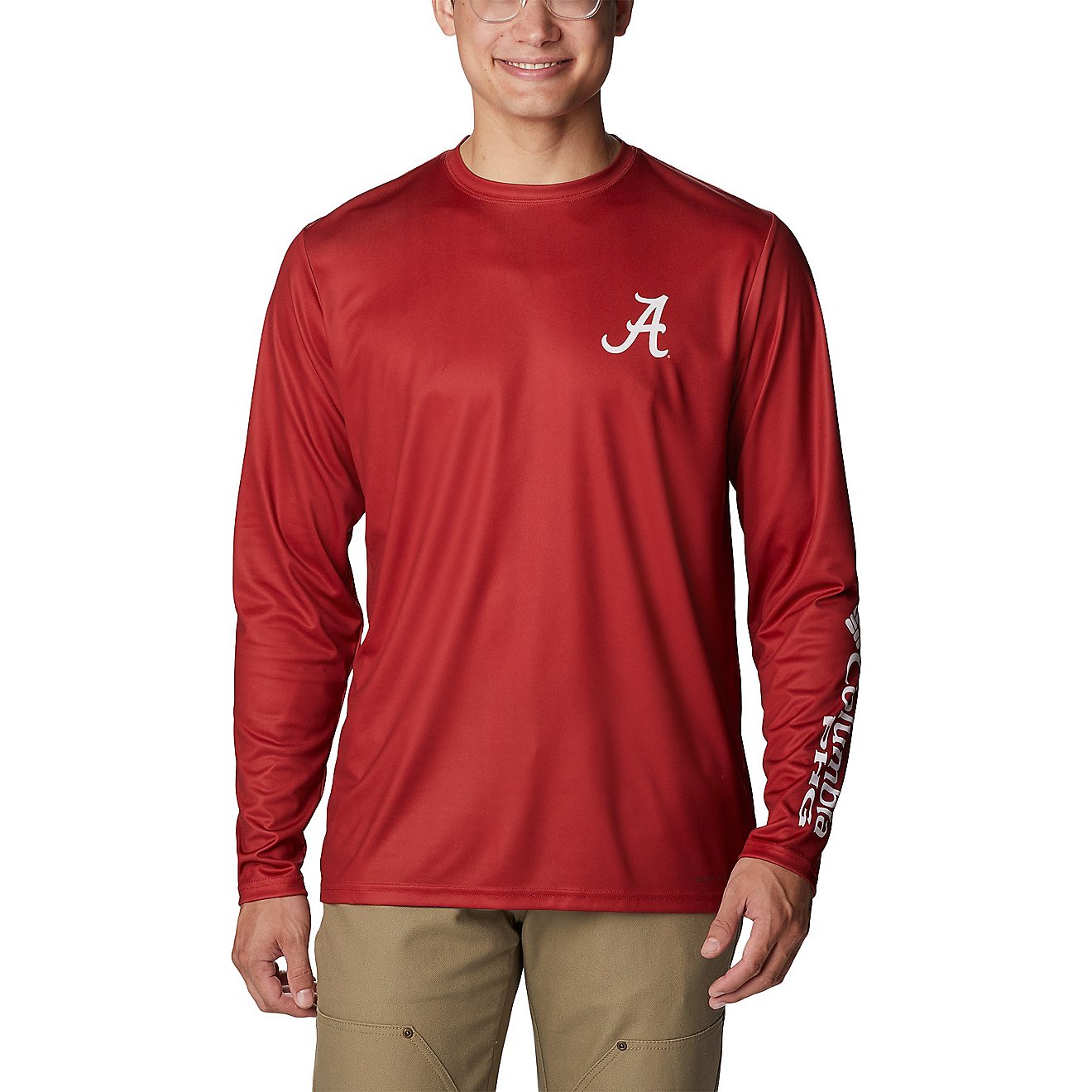 Columbia Sportswear Men's University of Alabama PHG Terminal Shot Long Sleeve T-shirt                                            - view number 2