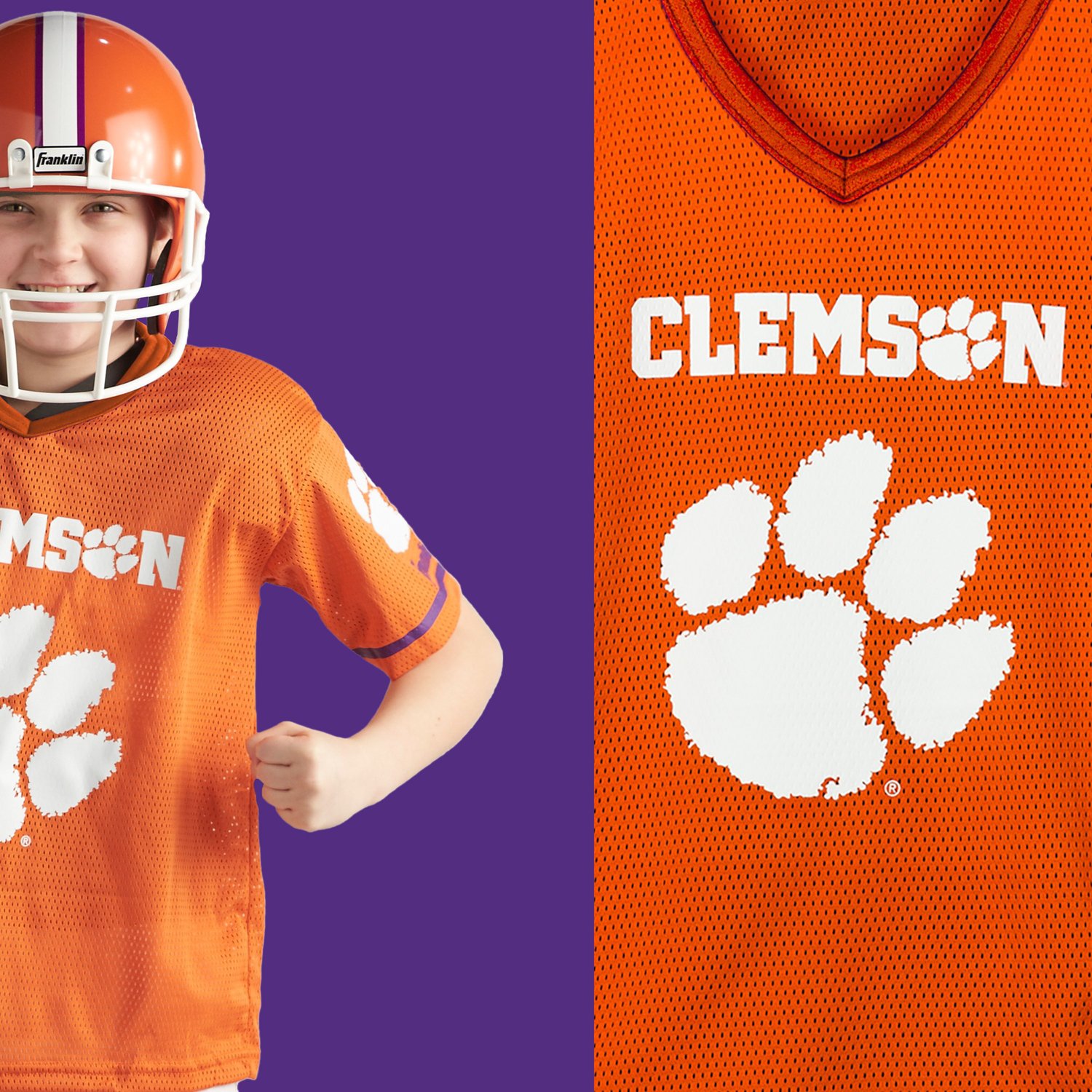 Youth clemson football store jersey