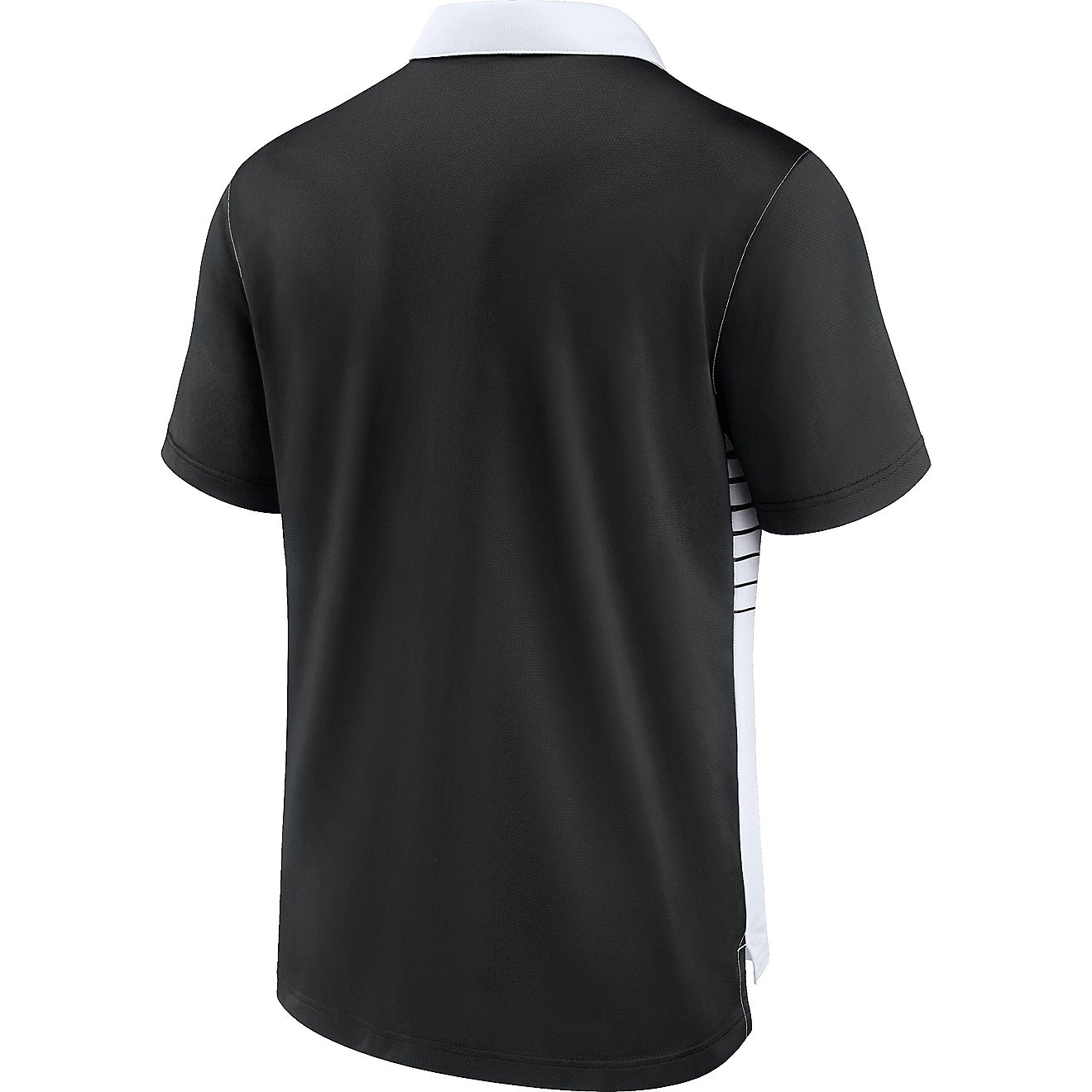 Nike Men's Carolina Panthers Striped Logo Fashion Short Sleeve Polo Shirt                                                        - view number 2