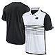 Nike Men's Carolina Panthers Striped Logo Fashion Short Sleeve Polo Shirt                                                        - view number 3 image