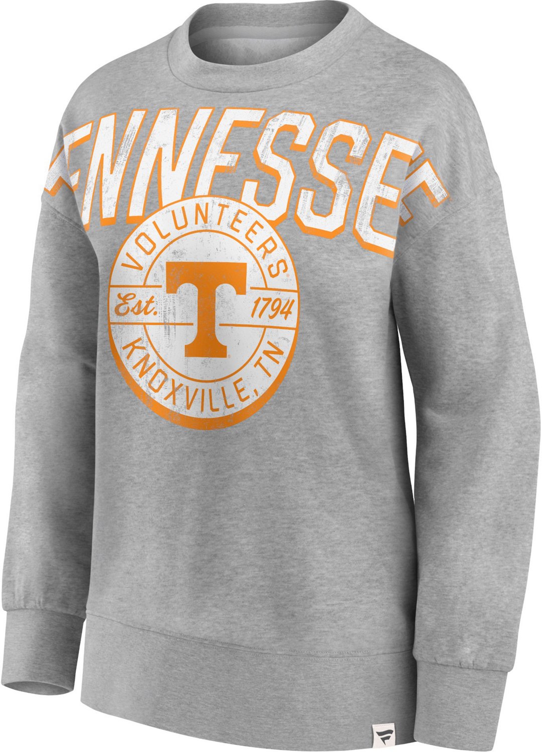 Fanatics Women's University of Tennessee True Classics Oversized Fleece Crew Pullover                                            - view number 1