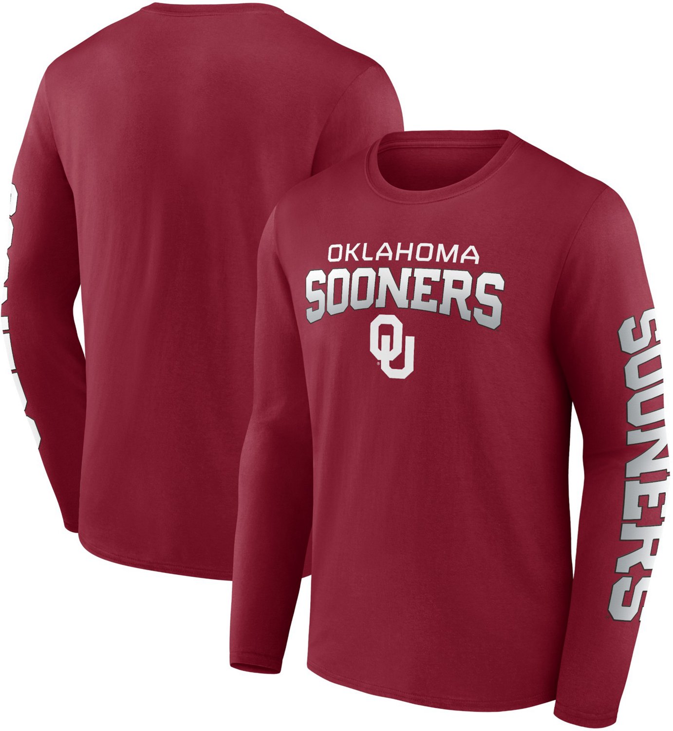 Fanatics Men's University of Oklahoma Anyone's Game Graphic Long Sleeve T-shirt - view number 3