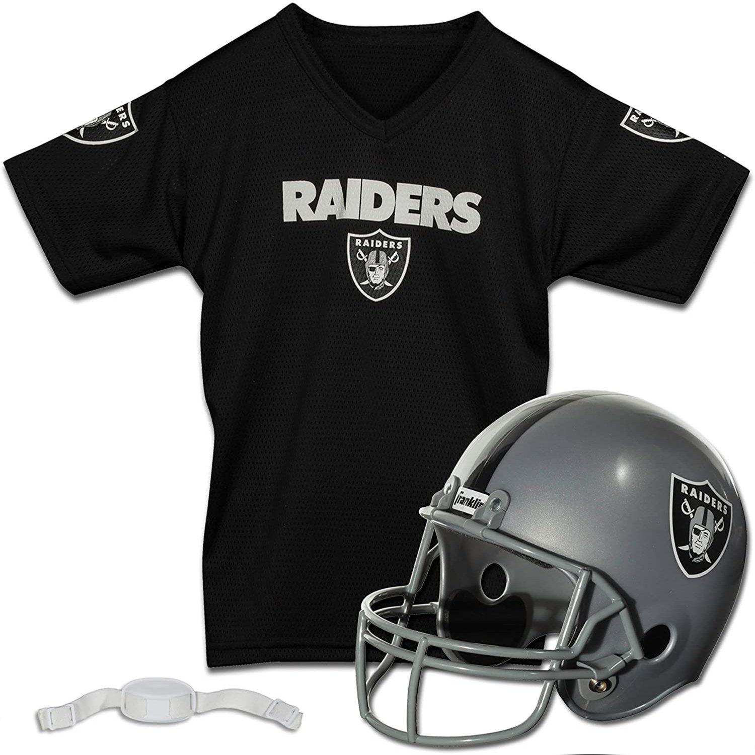 Franklin Kids' Oakland Raiders Football Helmet and Jersey Uniform