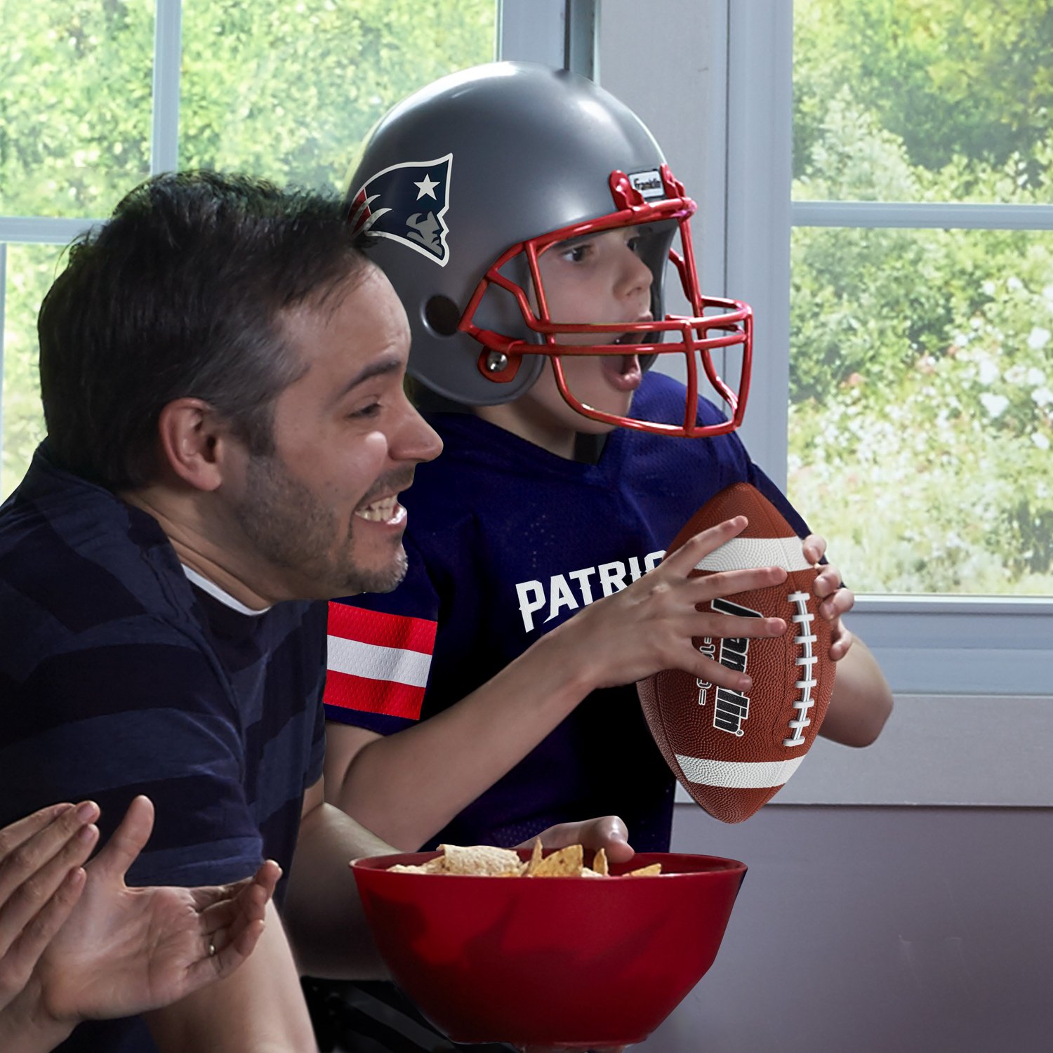 New England Patriots Youth Size Football Helmet Not For Contact