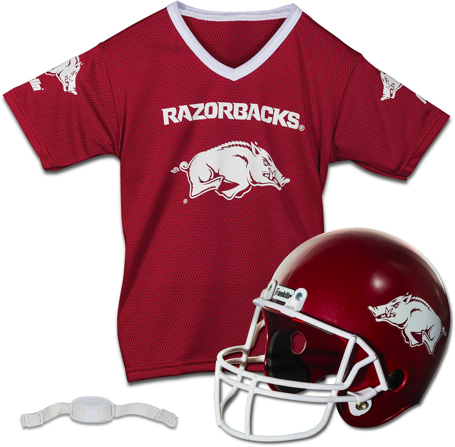 Franklin Youth University of Arkansas Football Helmet and Jersey Uniform Set                                                     - view number 2