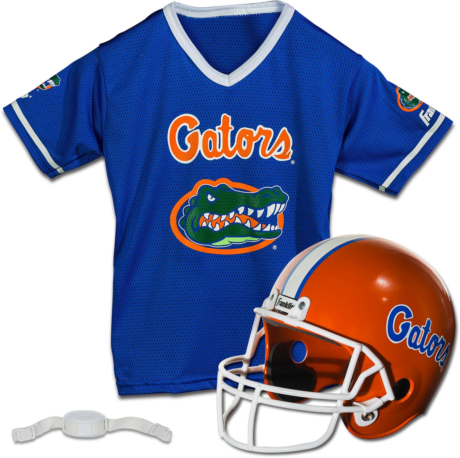 Franklin youth university of florida football helmet and jersey uniform