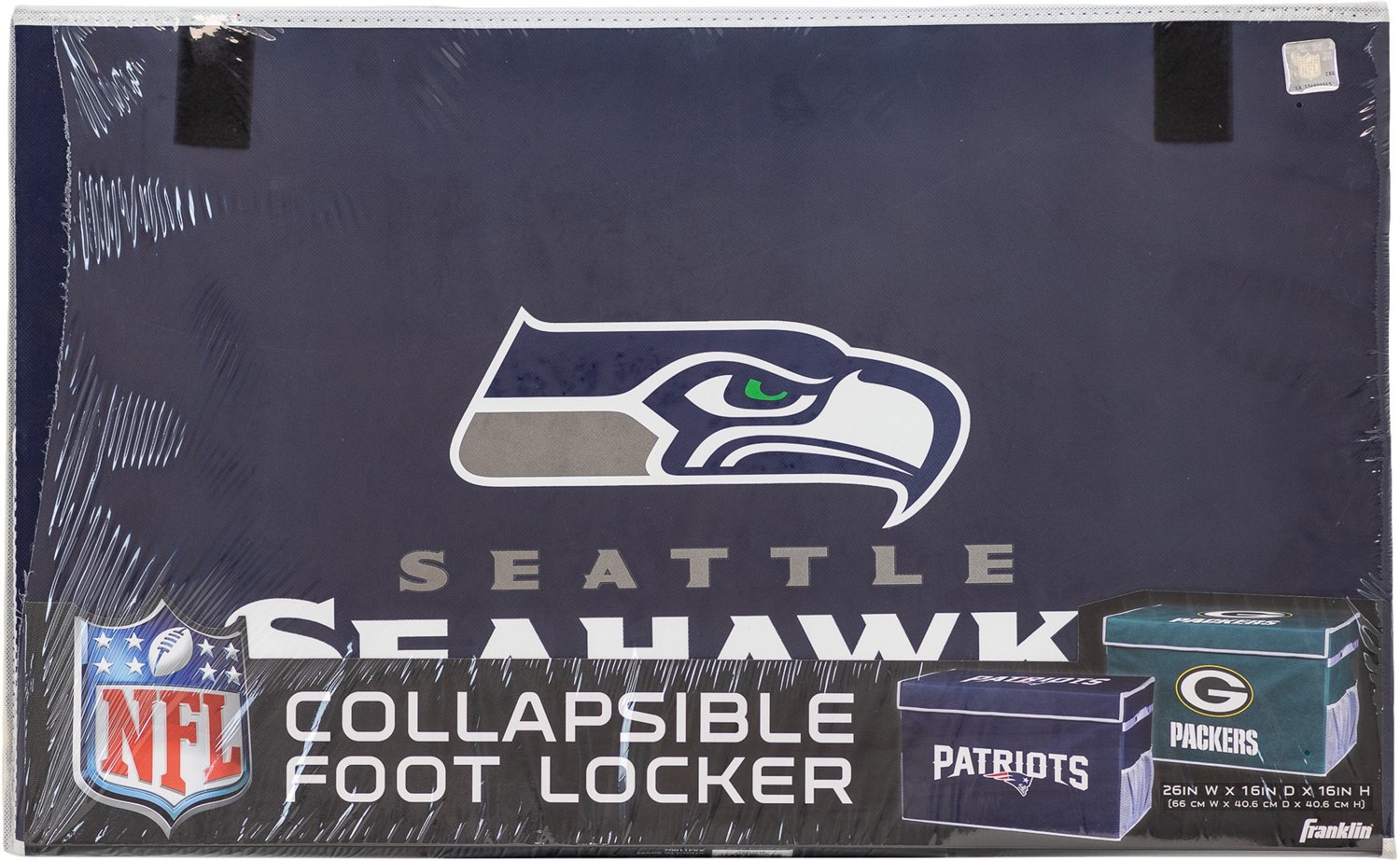 Franklin Seattle Seahawks Collapsible Storage Footlocker Bin - view number 2