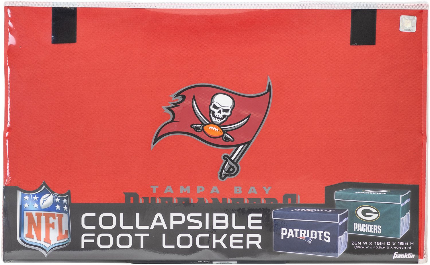 Franklin Tampa Bay Buccaneers Collapsible Storage Footlocker Bin