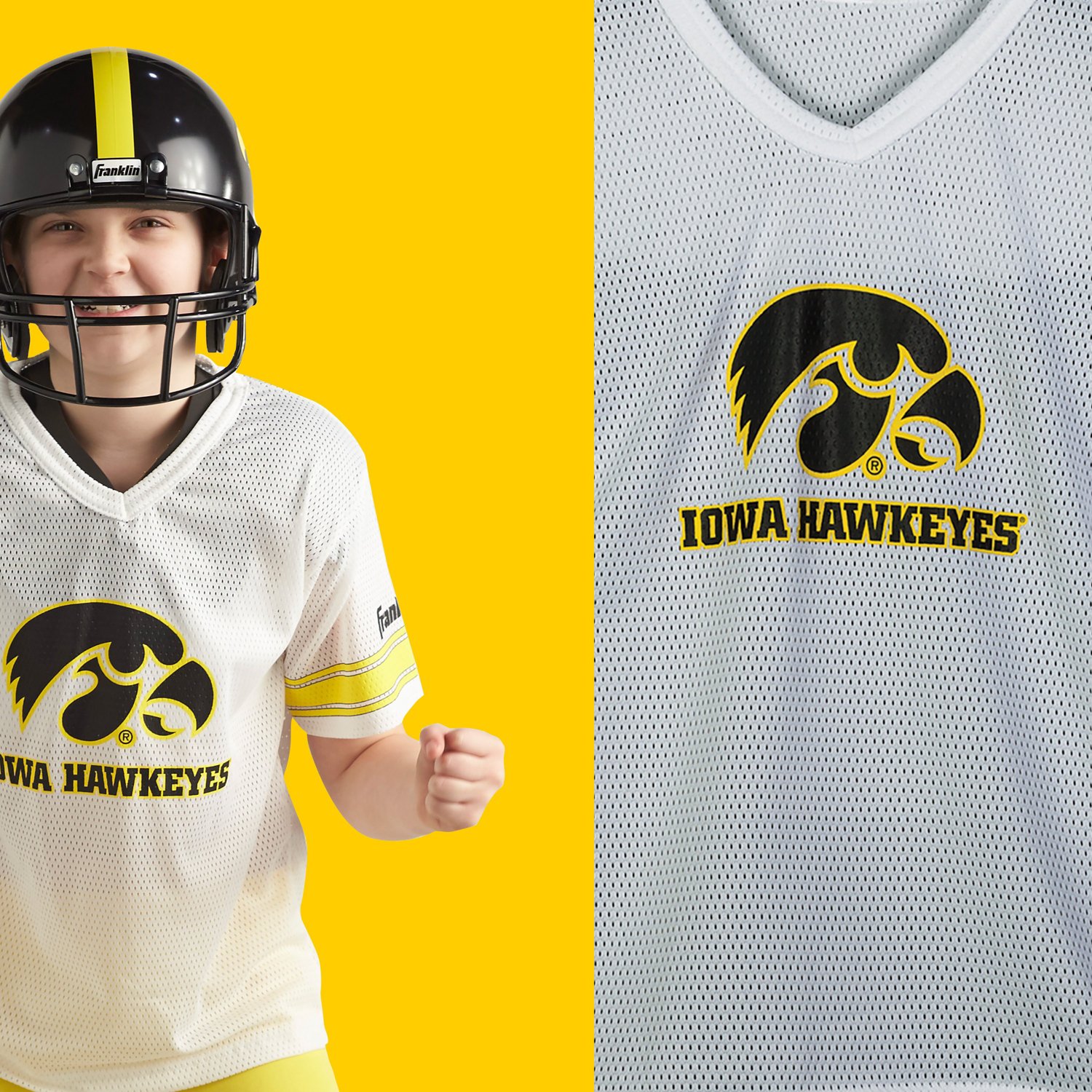 Franklin Youth University of Iowa Deluxe Football Uniform Set Academy