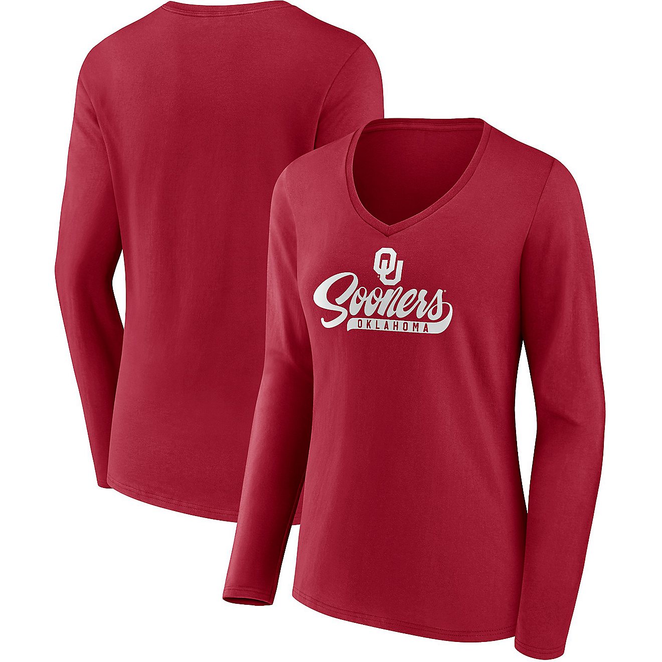 Fanatics Women's University of Oklahoma Speed Tested Graphic Long Sleeve T-shirt                                                 - view number 3