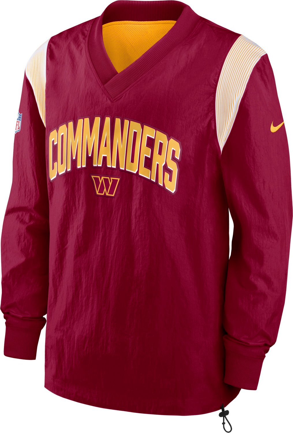 Nike Men’s Washington Commanders Athletic Stack Windshirt Long Sleeve ...