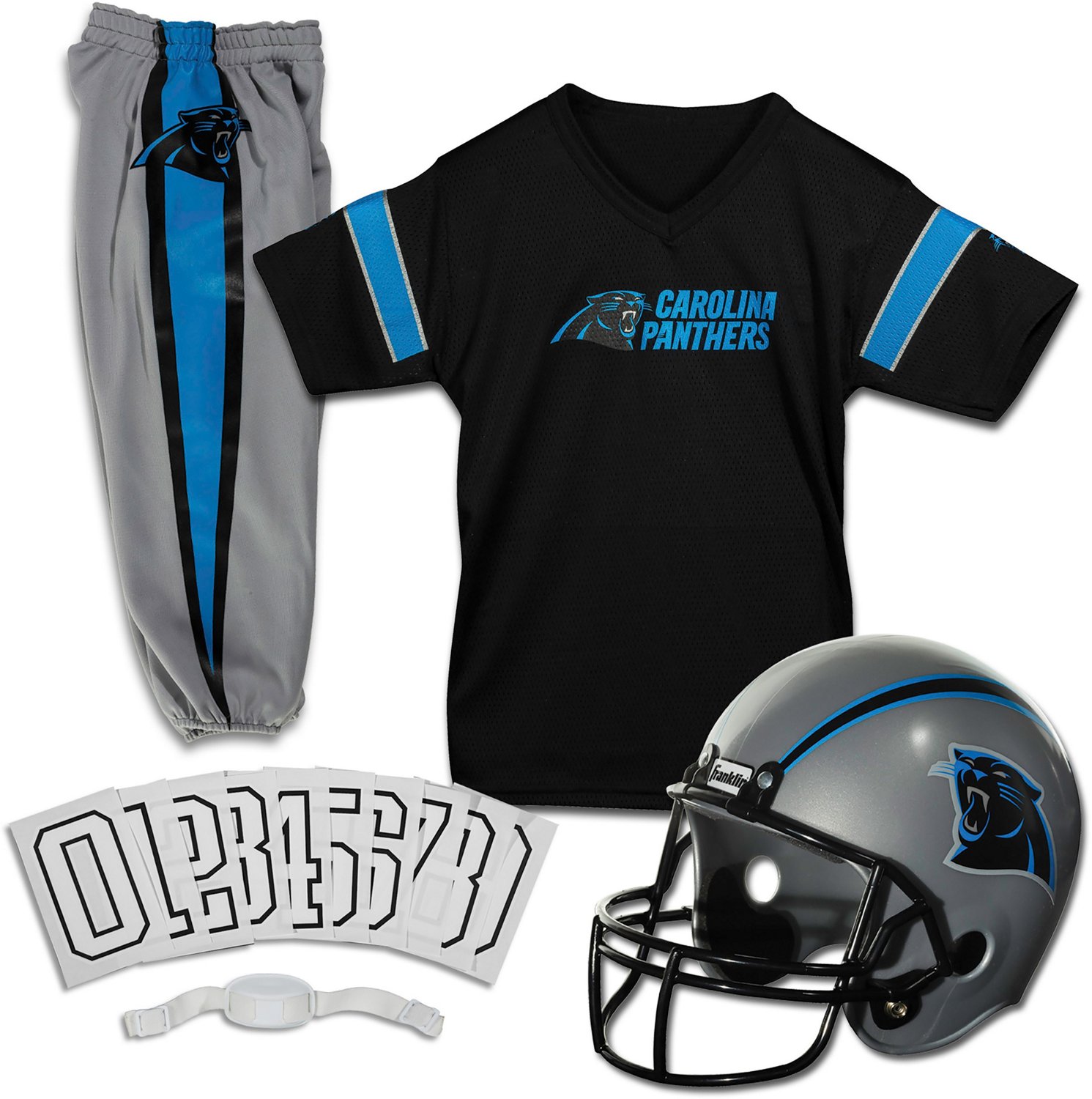 Franklin Youth Carolina Panthers Deluxe Football Uniform Set