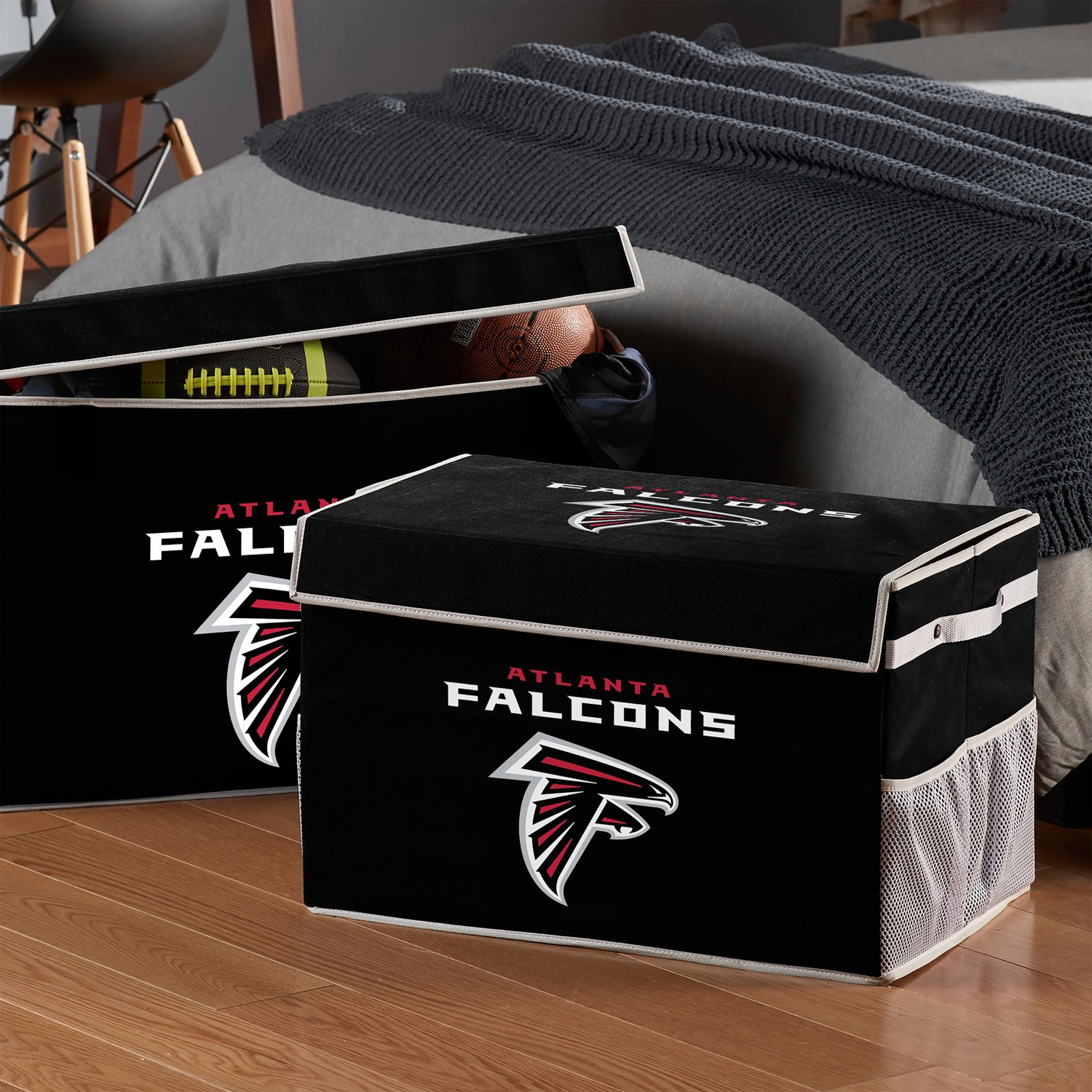 Franklin Atlanta Falcons Collapsible Storage Footlocker Bin - view number 3