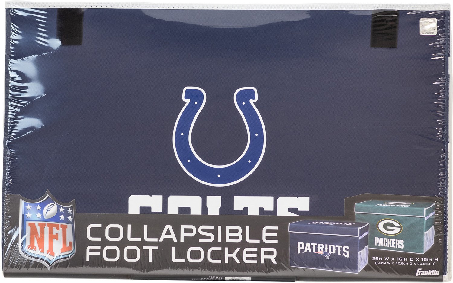 Franklin Indianapolis Colts Collapsible Storage Footlocker Bin - view number 2