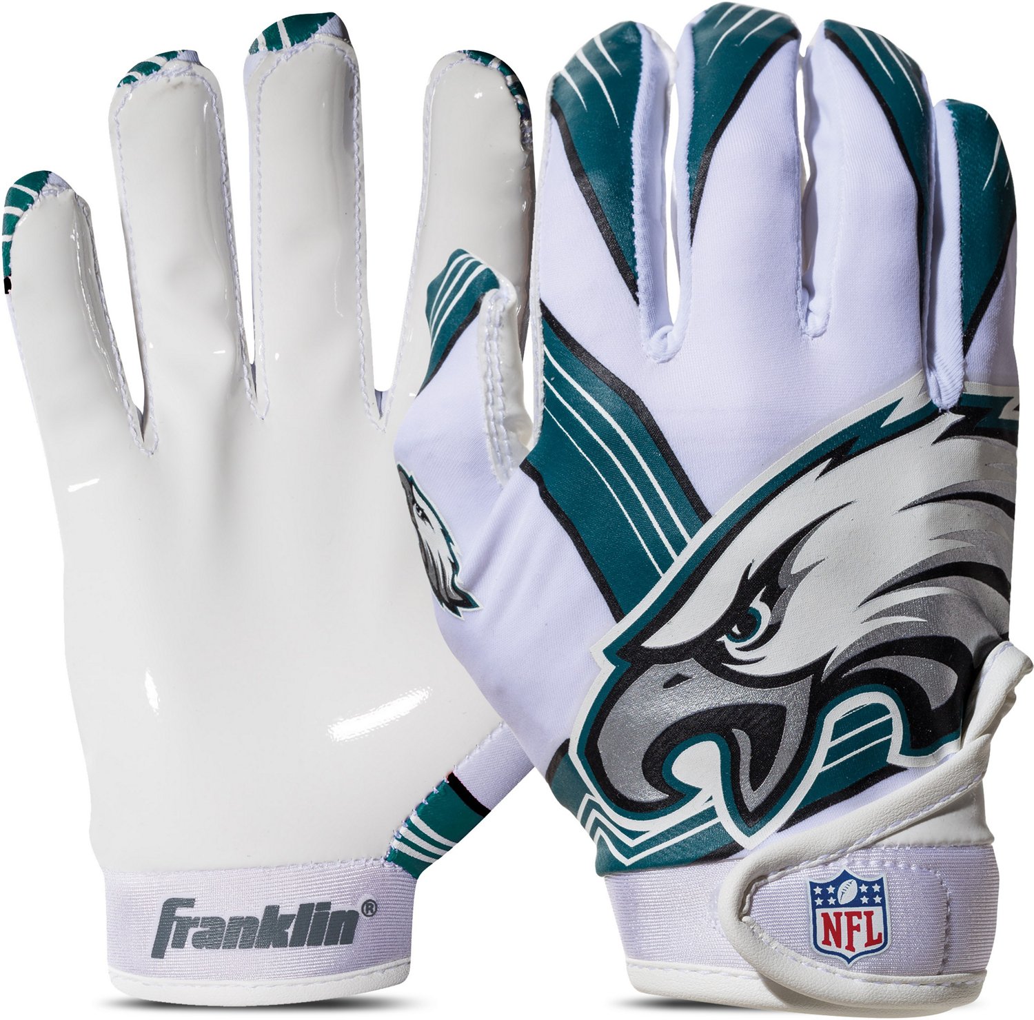 Franklin Philadelphia Eagles Youth NFL Football Receiver Gloves