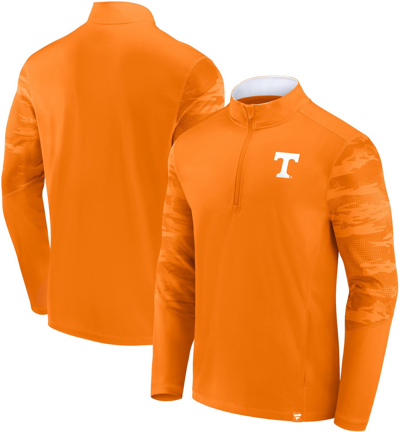 Fanatics Men's University of Tennessee 1/4 Zip Pullover Sweatshirt - view number 3