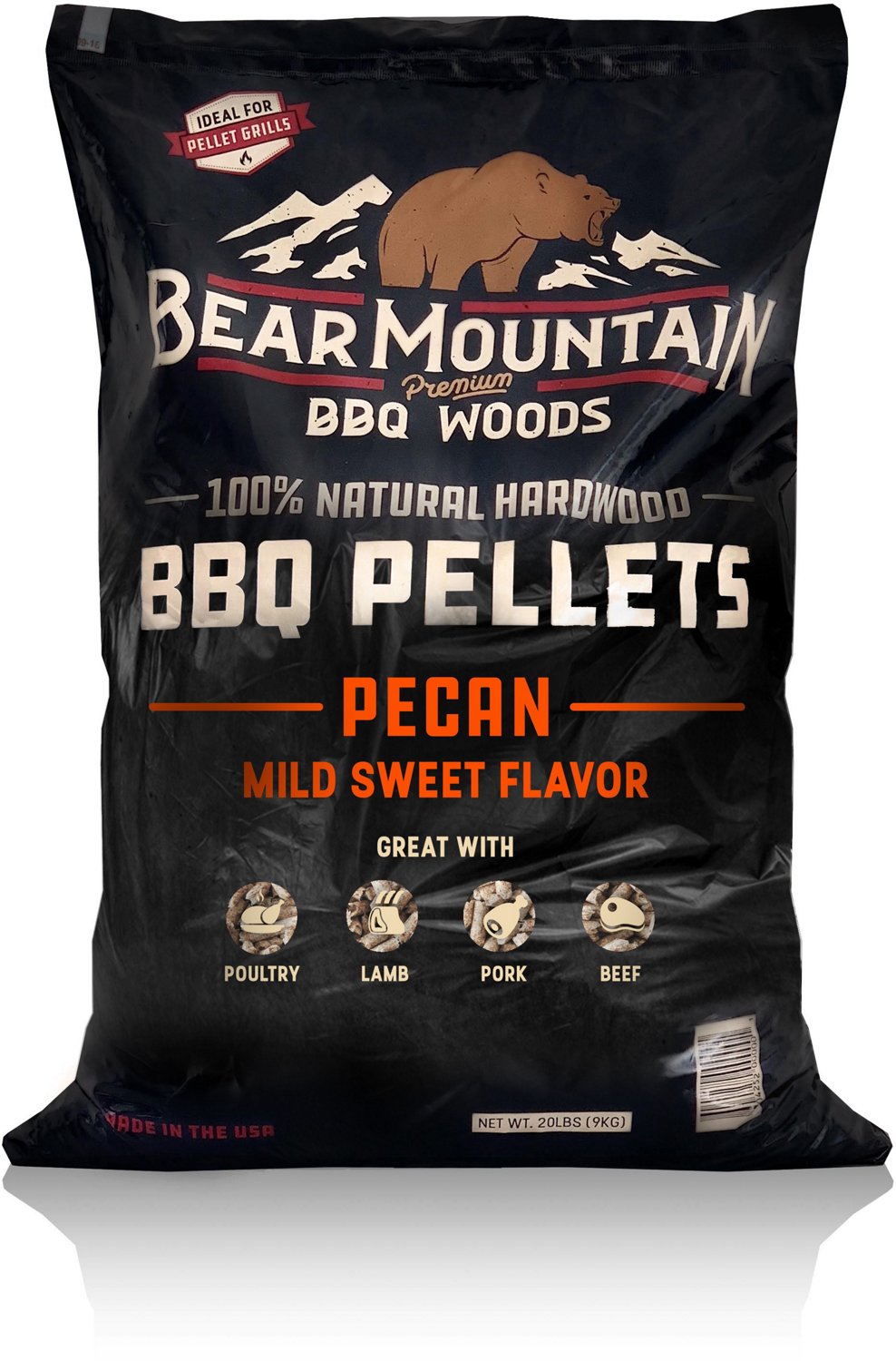 Bear Mountain BBQ Pecan Wood Pellets                                                                                             - view number 1 selected